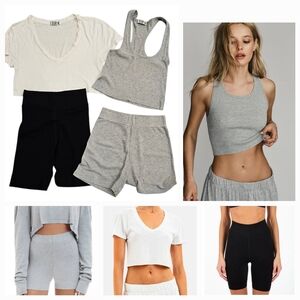 Eterne Basics Bundle Tops and shorts 4 pieces XS